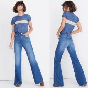 Madewell 11" High Rise Flare Jeans Size 31